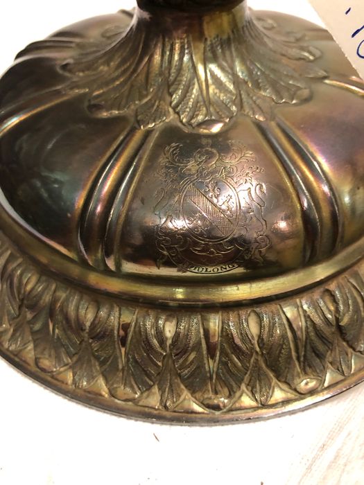 calice, détail des armoiries