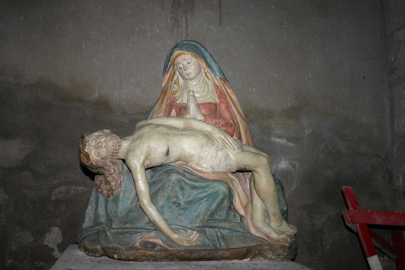 Groupe sculpté : Vierge de Pitié