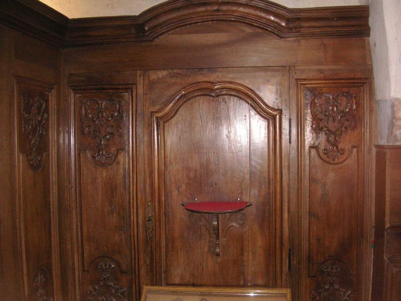 lambris de revêtement, placard : vue générale