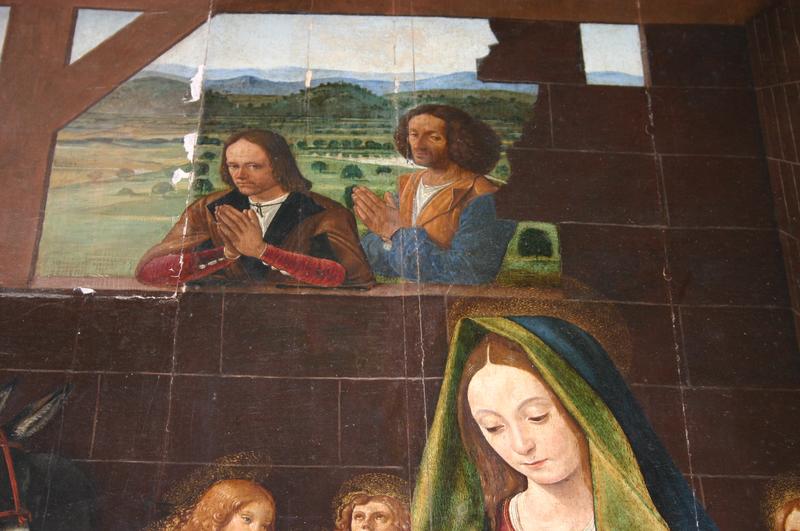 tableau : Nativité (la), détail