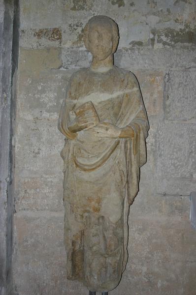 statue de saint Jacques, dit saint James, vue générale - © Ministère de la Culture (France), Conservation des antiquités et objets d'art du Puy-de-Dôme – Tous droits réservés