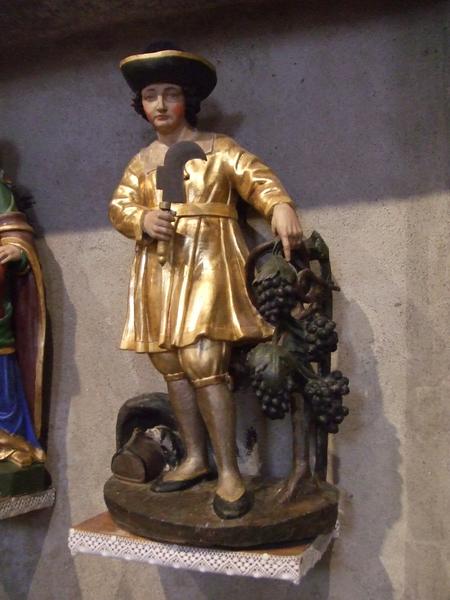 statue : saint Verny - © Ministère de la Culture (France), Conservation des antiquités et objets d'art du Puy-de-Dôme – Tous droits réservés