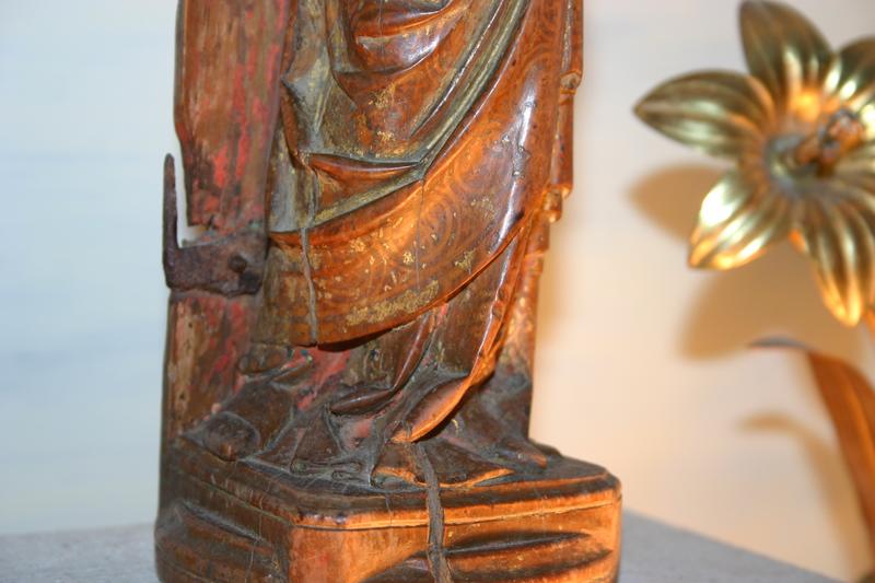 statue (statuette) : Vierge à l'Enfant dite Notre-Dame-de-Grâce, détail