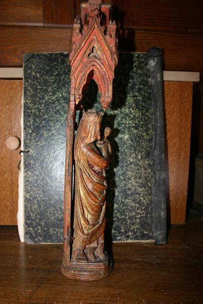 statue (statuette) : Vierge à l'Enfant dite Notre-Dame-de-Grâce, vue générale