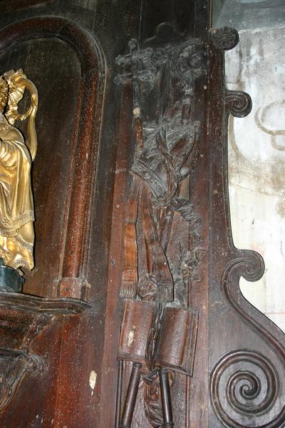 lambris de revêtement, vue partielle