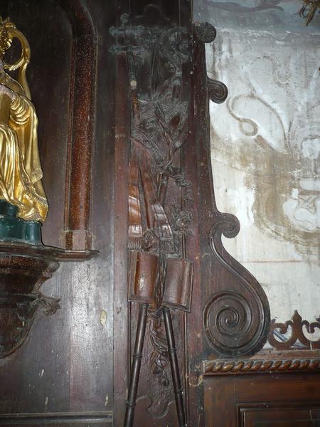 lambris de revêtement, vue partielle