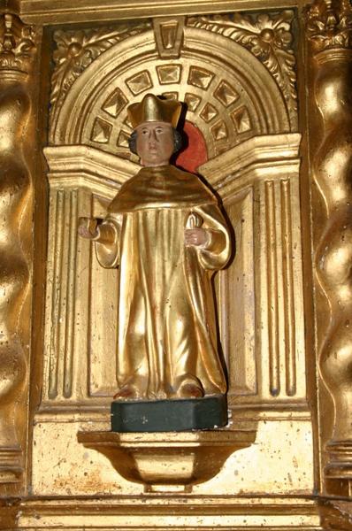 maître-autel, tabernacle, détail, statuette