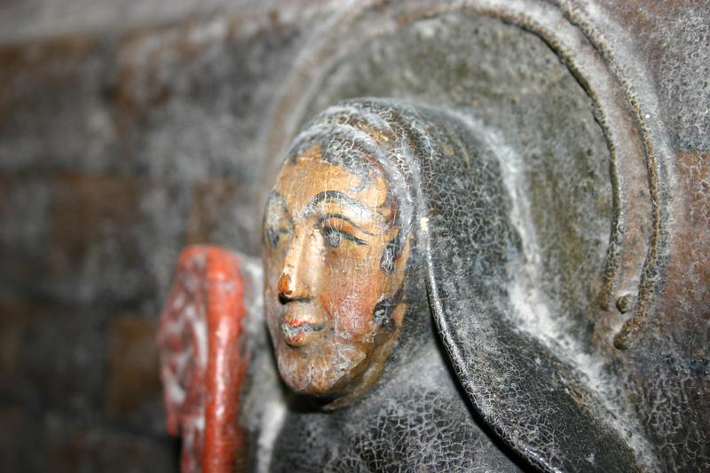 châsse, détail