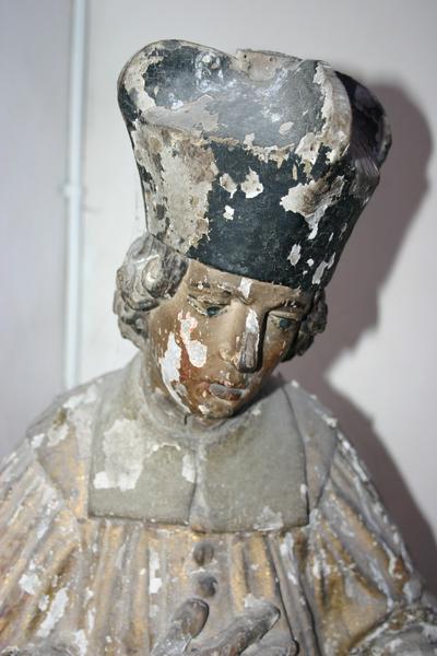 statue : saint Yves, détail - © Ministère de la Culture (France), Conservation des antiquités et objets d'art du Puy-de-Dôme – Tous droits réservés