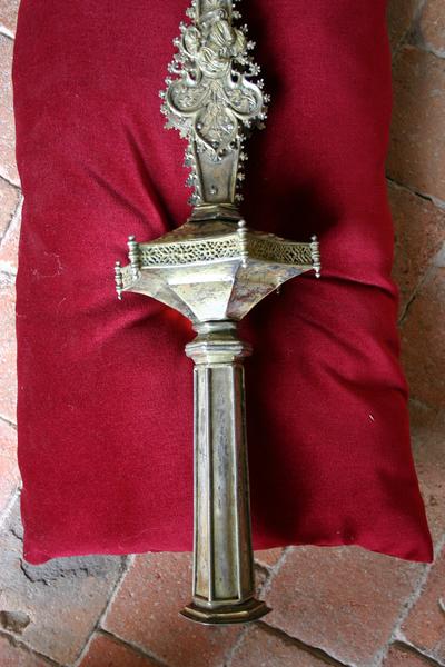 croix de procession, détail