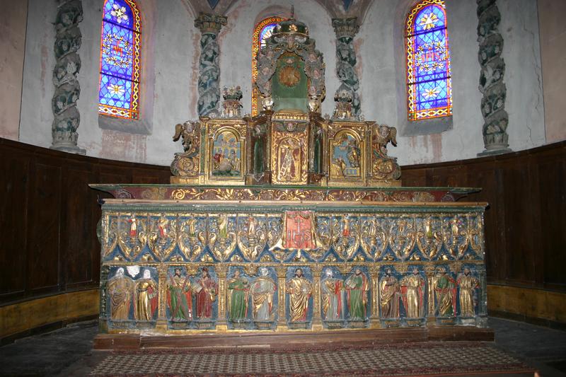 maître-autel, tabernacle, vue générale