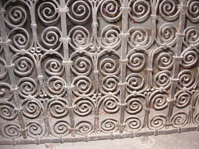 clôture de chapelle (grille), détail - © Ministère de la Culture (France), Conservation des antiquités et objets d'art du Puy-de-Dôme – Tous droits réservés