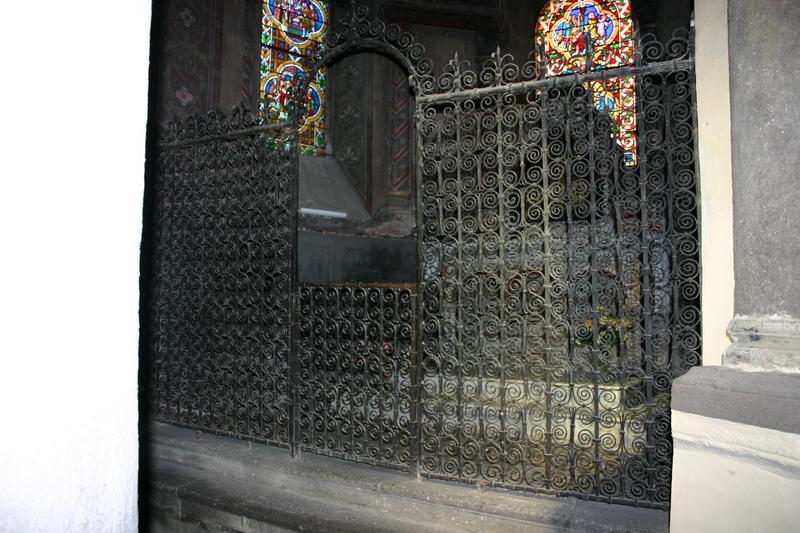 clôture de chapelle (grille), vue générale