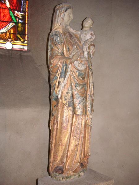 statue : Vierge à l'Enfant, vue générale