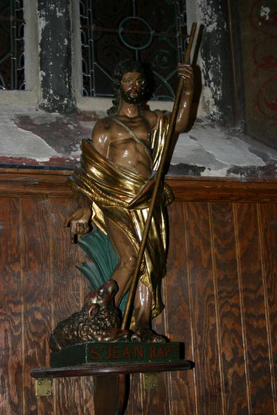 statue : saint Jean-Baptiste, vue générale