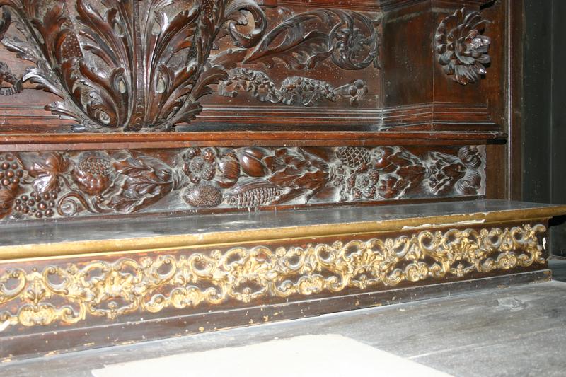 retable, détail