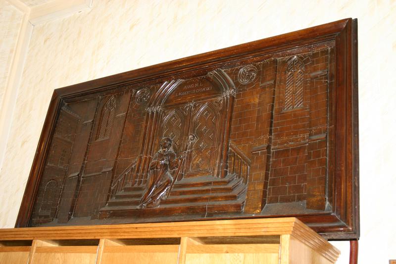 retable, vue partielle - © Ministère de la Culture (France), Conservation des antiquités et objets d'art du Puy-de-Dôme – Tous droits réservés
