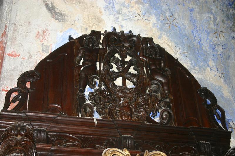 retable, détail