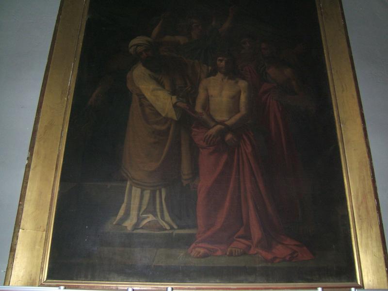 tableau : Ecce Homo (l'), vue partielle - © Ministère de la Culture (France), Conservation des antiquités et objets d'art du Puy-de-Dôme – Tous droits réservés