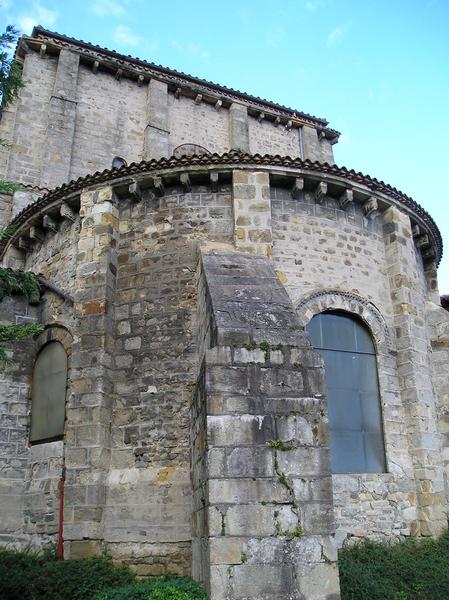 Église Saint-Gènes : vue partielle du chevet