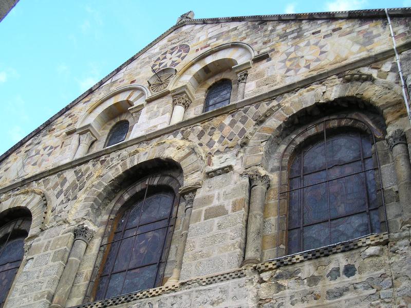 façade occidentale, vue partielle