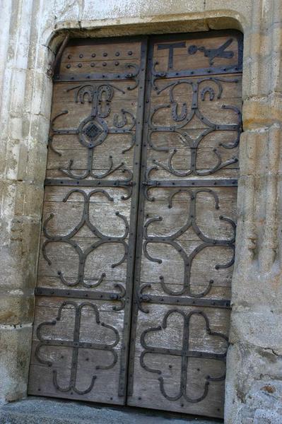 pentures de la porte d'entrée, vue générale