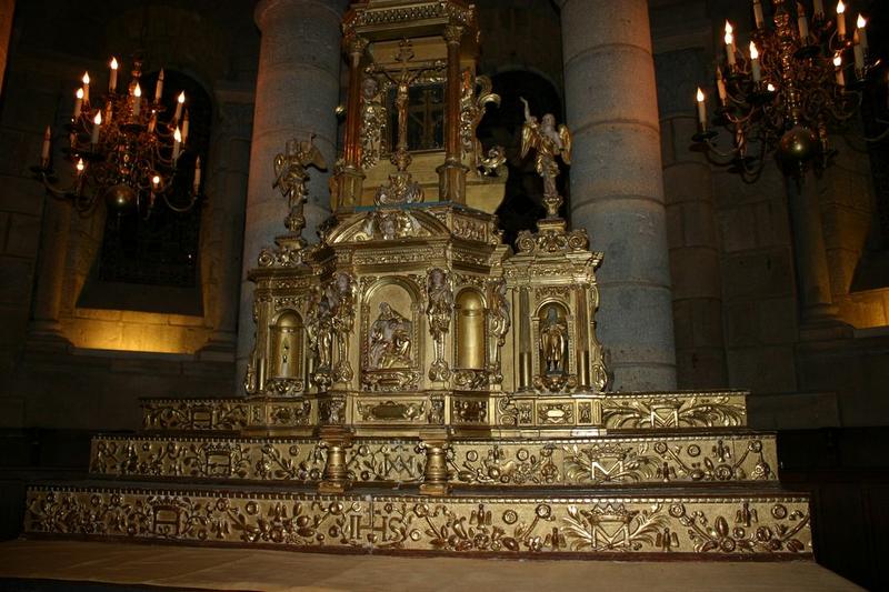 tabernacle et exposition du maître-autel, vue générale