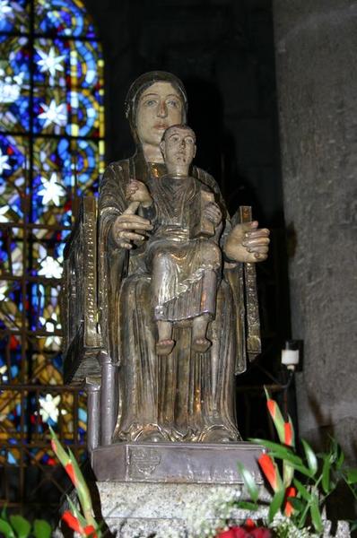 statue : Vierge en majesté, vue générale