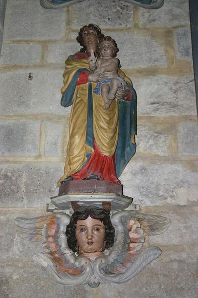 statue : Vierge à l'enfant