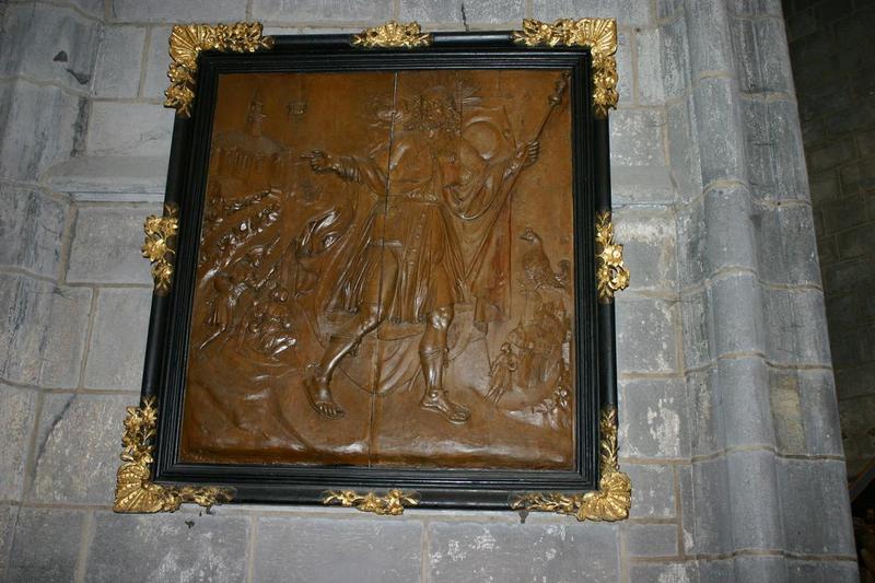 bas-relief : saint Jacques le Majeur, vue générale