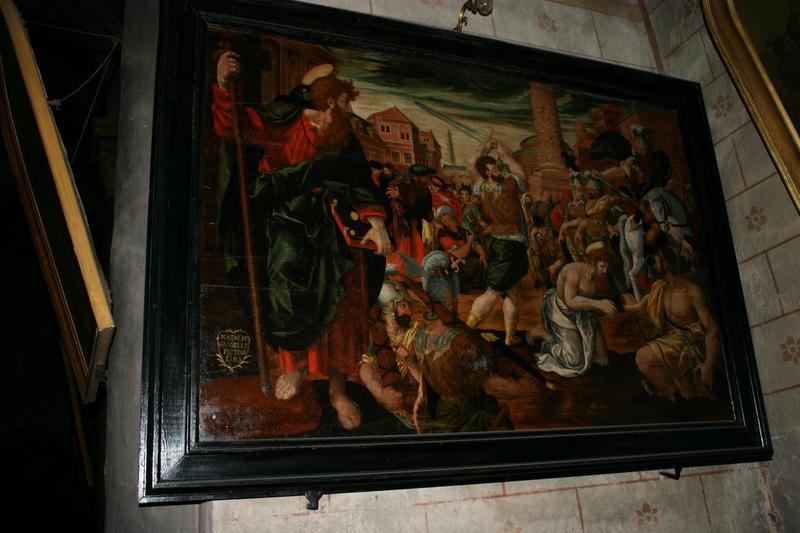 tableau : Martyre de saint Jacques (le), vue générale