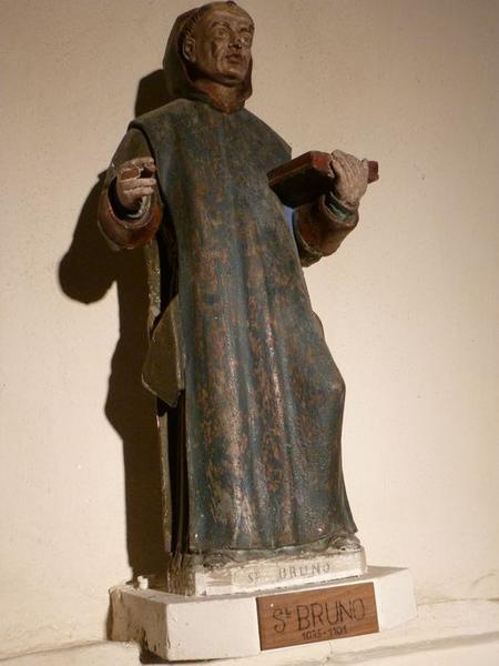 statue : saint Bruno, vue générale