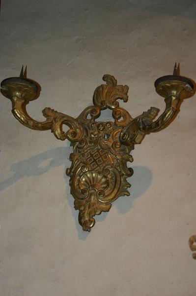 lampe d'église (applique de lumière), vue générale