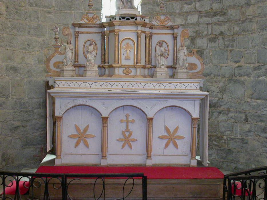 autel latéral, retable