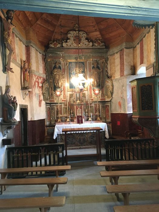 retable, tabernacle, bas-relief du maître-autel : l'Assomption