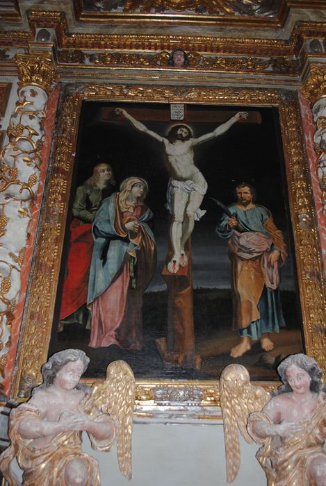 tableau du maître-autel : la Crucifixion