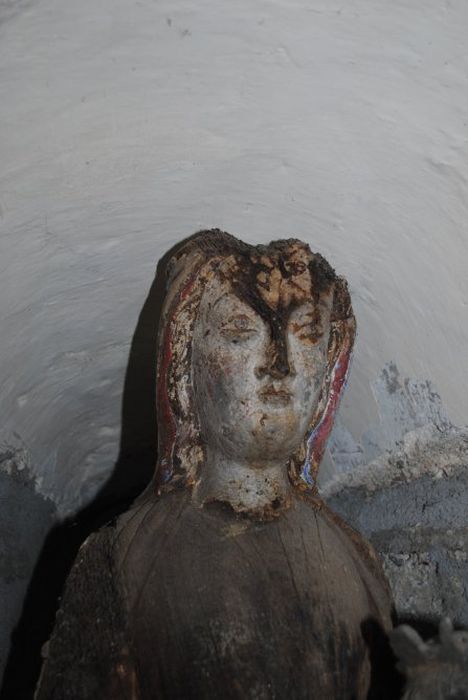statue : Vierge à l'Enfant - © Ministère de la Culture (France), Conservation des antiquités et des objets d’art des Hautes-Pyrénées, tous droits réservés