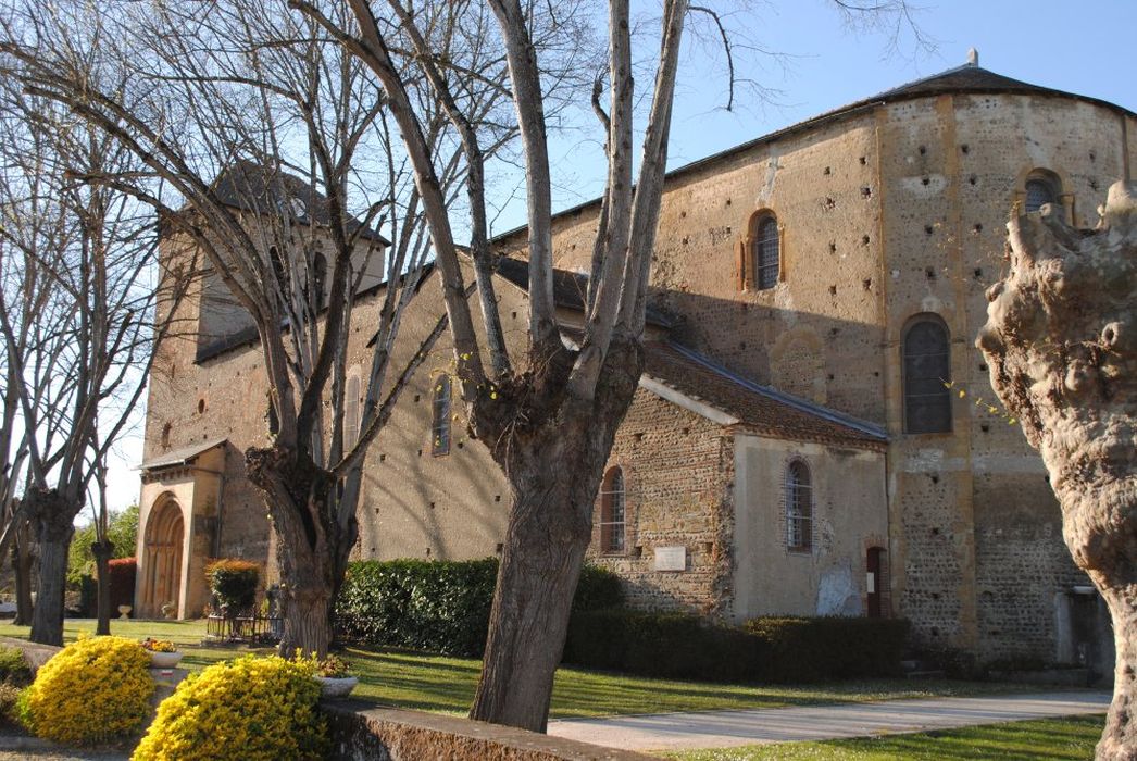 Eglise Saint-Orens : Ensemble sud-est, vue générale