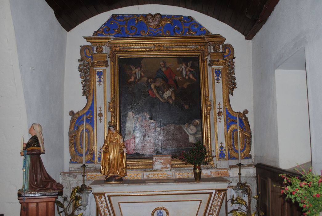 tableau du retable latéral de la Bonne-Mort - © Ministère de la Culture (France), Conservation des antiquités et des objets d’art des Hautes-Pyrénées, tous droits réservés