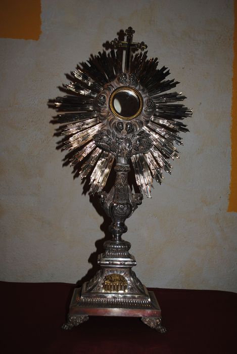 ostensoir - © Ministère de la Culture (France), Conservation des antiquités et des objets d’art des Hautes-Pyrénées, tous droits réservés