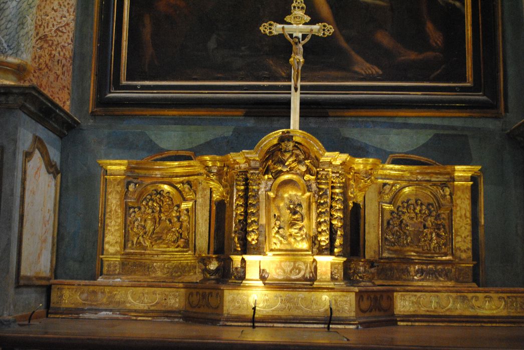 tabernacle - © Ministère de la Culture (France), Conservation des antiquités et des objets d’art des Hautes-Pyrénées, tous droits réservés
