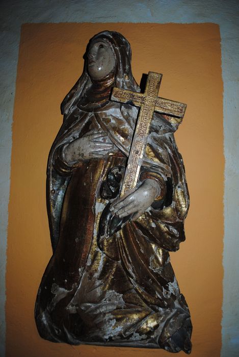 statue : saint Thérèse - © Ministère de la Culture (France), Conservation des antiquités et des objets d’art des Hautes-Pyrénées, tous droits réservés