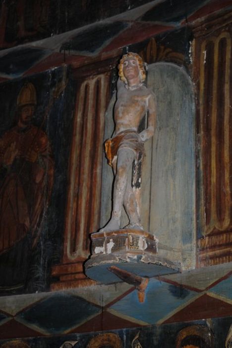 statue (statuette) : Saint Sébastien