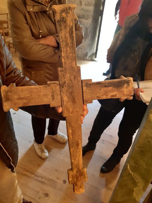 croix de procession (revers) - © Ministère de la Culture (France), Conservation des antiquités et des objets d’art des Hautes-Pyrénées – Tous droits réservés 
