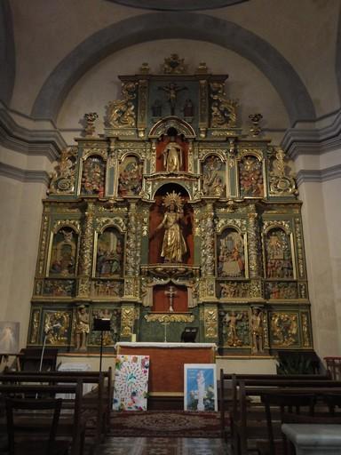 retable du Rosaire, vue générale