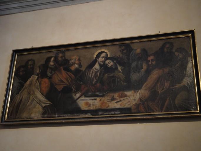 tableau : La Cène, vue générale - © Ministère de la Culture (France), Conservation des antiquités et des objets d’art des Pyrénées-Orientales, tous droits réservés