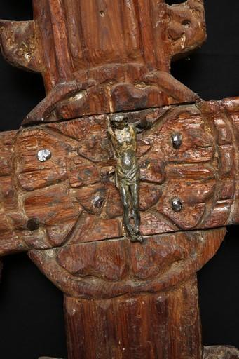 croix de procession, détail