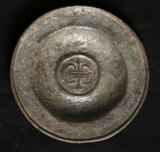 plat de quête, vue générale du revers