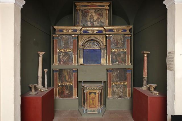 retable du Rosaire ou de sainte Eugénie, vue générale