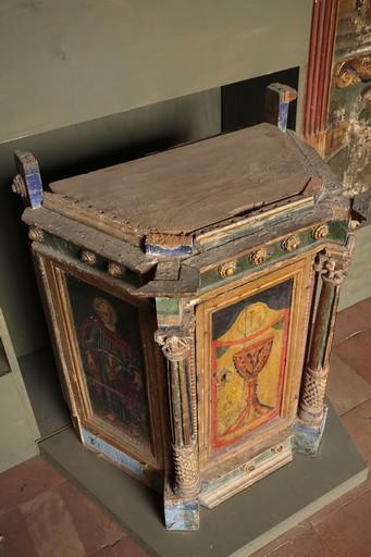 retable du Rosaire ou de sainte Eugénie, vue générale du tabernacle